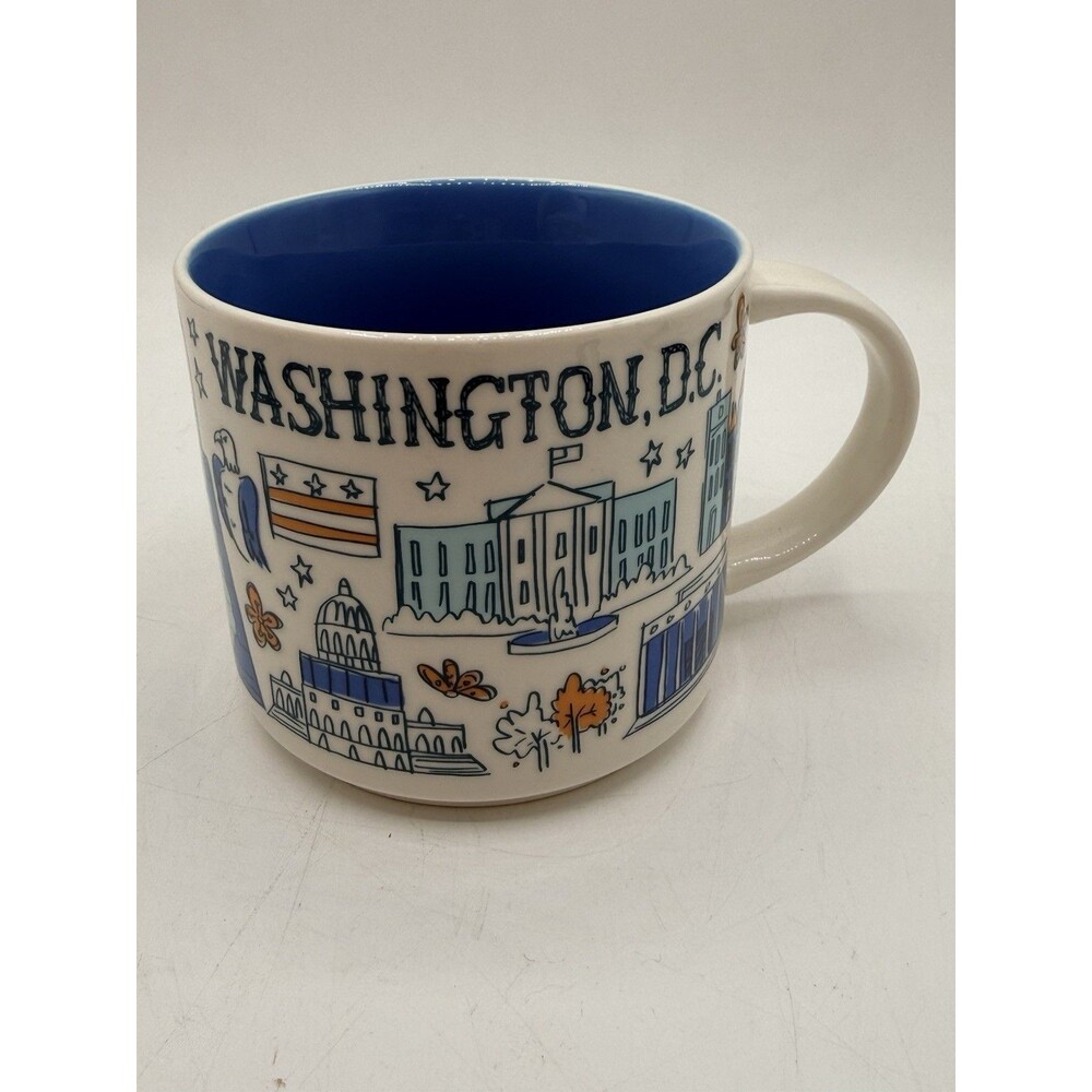 Starbucks 2018 Washington DC Been There Series Coffee Mug Cup Porcelain 14 oz.
